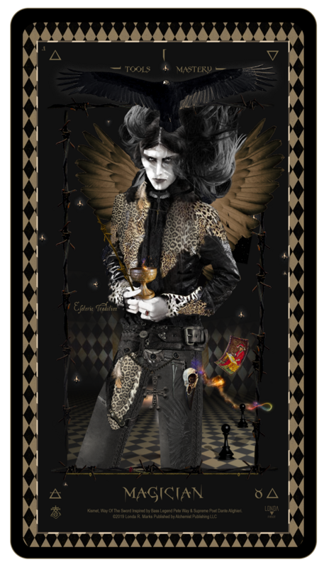 &quot;Kismet, Way Of The Sword,&quot; Digital Tarot Card: I Magician