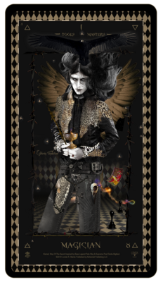 "Kismet, Way Of The Sword," Digital Tarot Card: I Magician