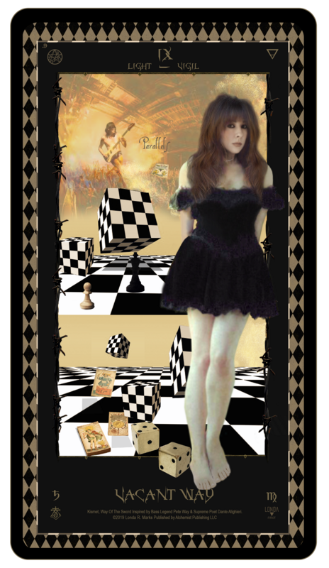 &quot;Kismet, Way Of The Sword,&quot; Digital Tarot Card: IX Vacant Way