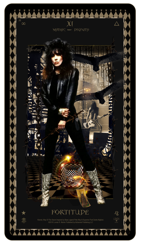 &quot;Kismet, Way Of The Sword,&quot; Digital Tarot Card: XI Fortitude