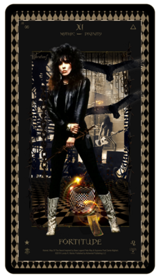 &quot;Kismet, Way Of The Sword,&quot; Digital Tarot Card: XI Fortitude