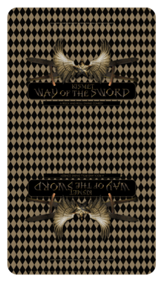 &quot;Kismet, Way Of The Sword,&quot; Digital Tarot Card Back