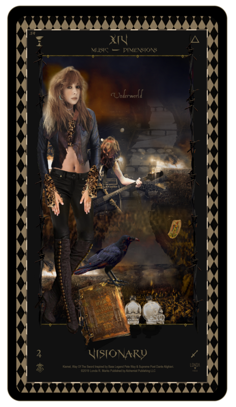 &quot;Kismet, Way Of The Sword,&quot; Digital Tarot Card: XIV Visionary