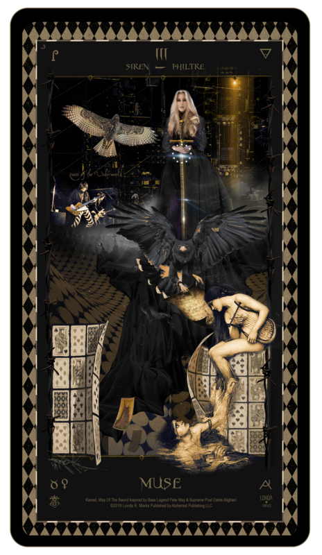 Kismet, Way Of The Sword, Digital Tarot Card: III Muse