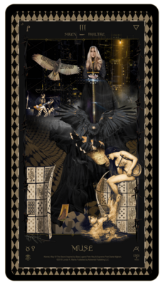Kismet, Way Of The Sword, Digital Tarot Card: III Muse