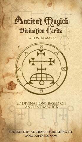 Ancient Magick Divinations Booklet