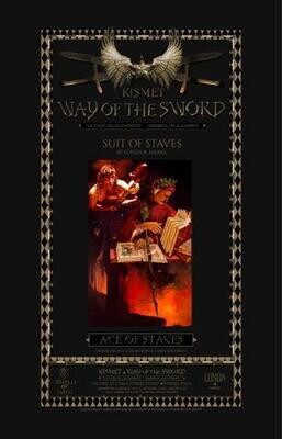 Kismet, Way Of The Sword Tarot, Suit Of Staves, Digital Booklet/Kit