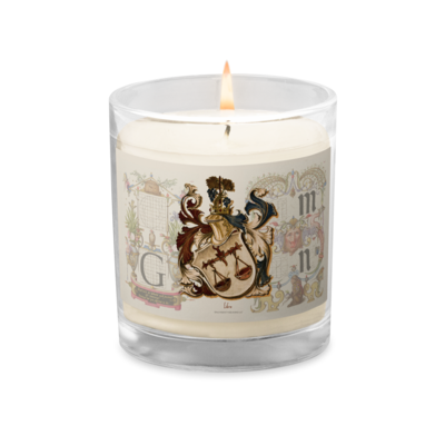 Libra Coat Of Arms Zodiac Candle
