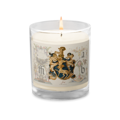 Aries Coat Of Arms Zodiac Candle