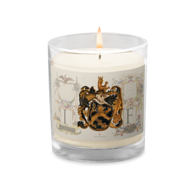 Leo Coat Of Arms Zodiac Candle