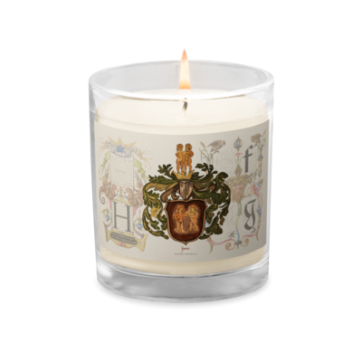Gemini Coat Of Arms Zodiac Candle