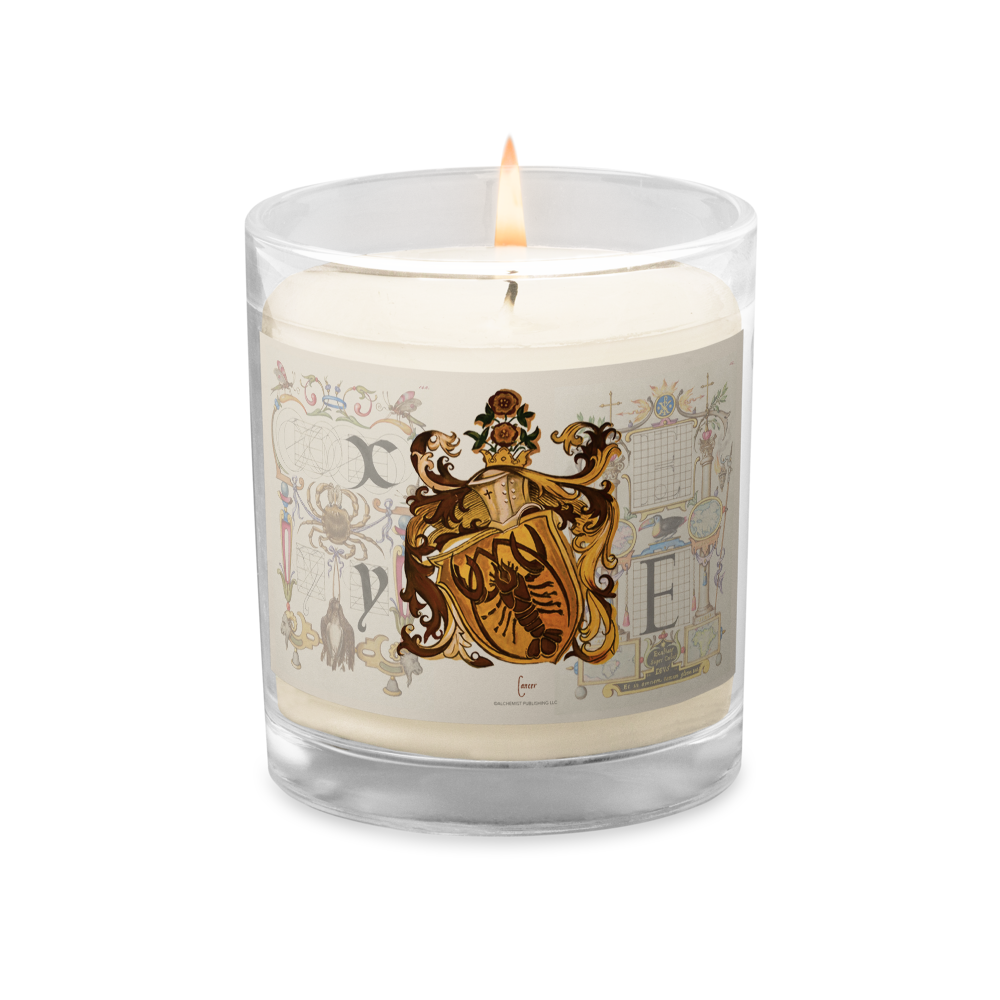 ​Cancer Coat Of Arms Zodiac Candle