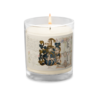 Capricorn Coat Of Arms Zodiac Candle