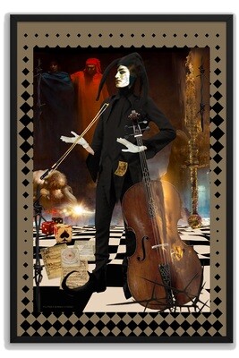 Knight Of Swords, Framed Premium Poster