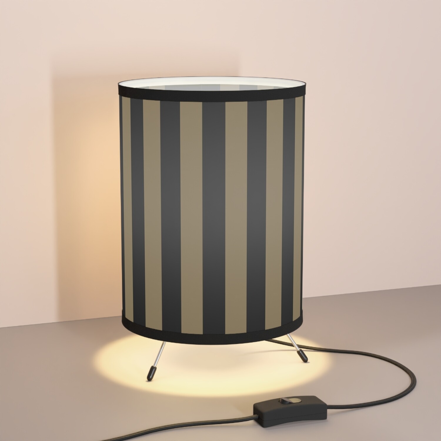 Queen Of Wands, Tripod Table Lamp (Slate/Black)