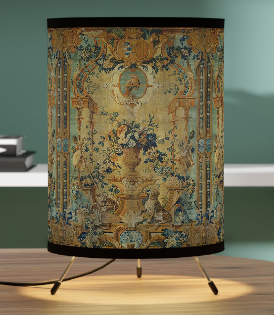 Bountiful Cup, Tarot Tripod Lamp