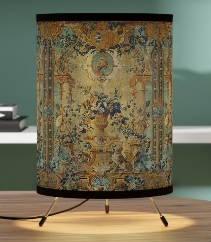 Bountiful Cup, Tarot Tripod Lamp