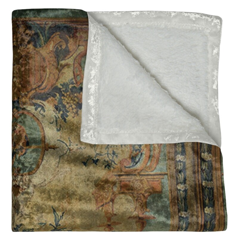 Bountiful, Crushed Velvet Blanket