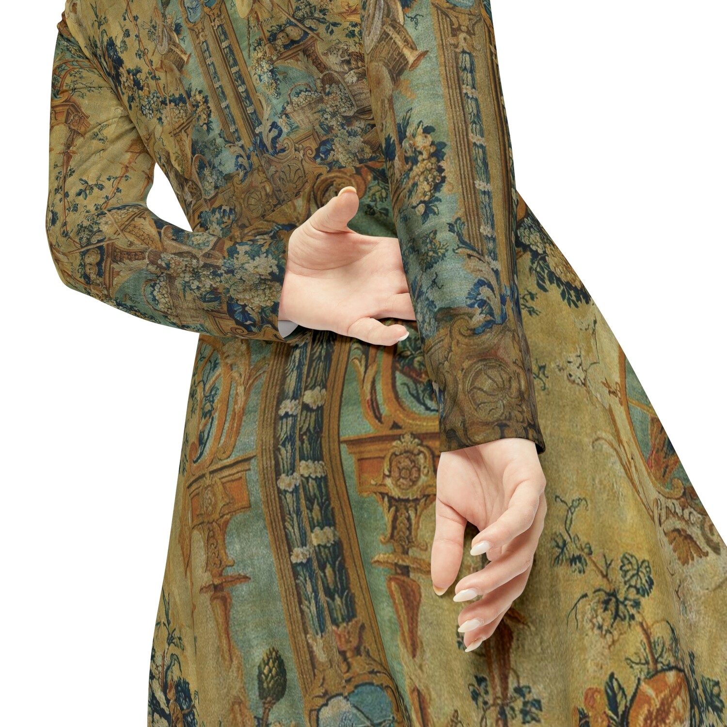 Bountiful, Women&#39;s Long Sleeve Dance Dress