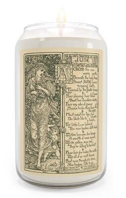 June, Scented Aromatherapy Candle