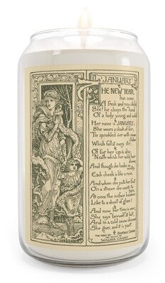January, Scented Candle