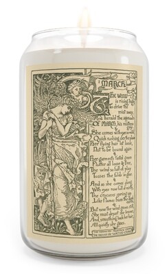 March, Scented Aromatherapy Candle