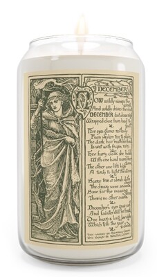December, Scented Aromatherapy Candle