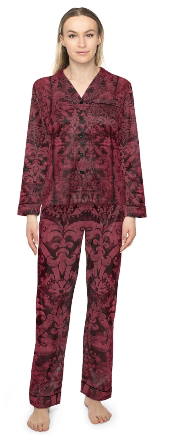 Amore, Silk Pajamas (Irresistible Rose)
