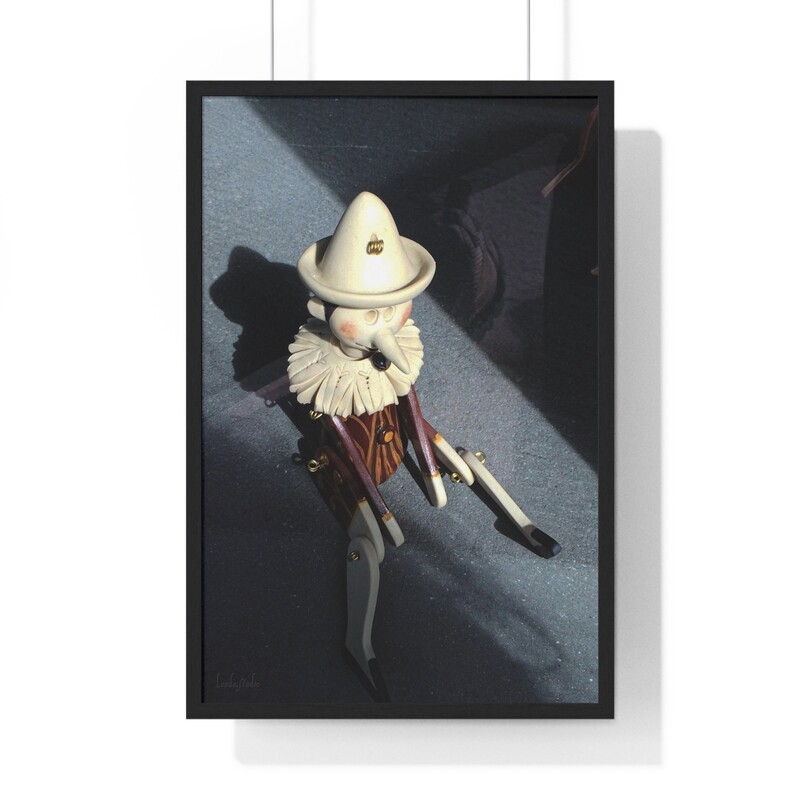 Pinocchio In The Sunlight, Framed Print