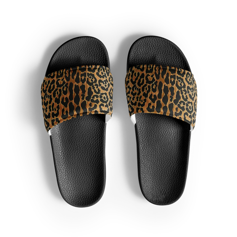 Women's Leopard Slides