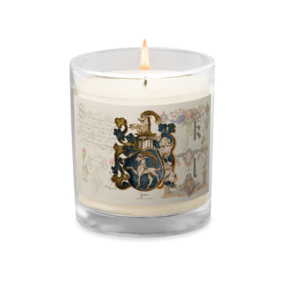 Capricorn Coat Of Arms Zodiac Candle