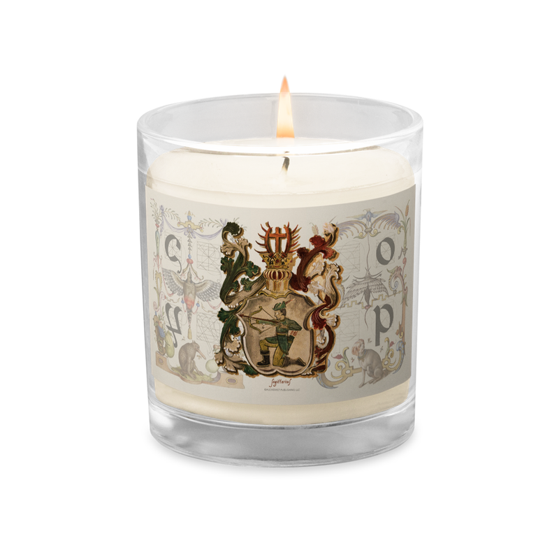 ​Sagittarius Coat Of Arms Zodiac Candle