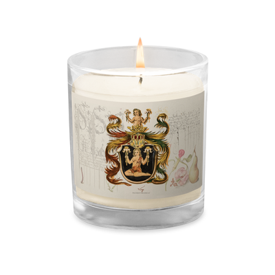 Virgo Coat Of Arms Zodiac Candle