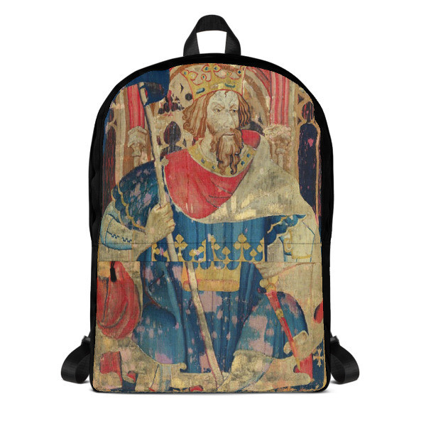 12th Century King Of Wands Tarot Backpack