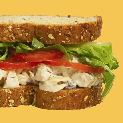 "Whole" Chicken Feta Salad Sandwich