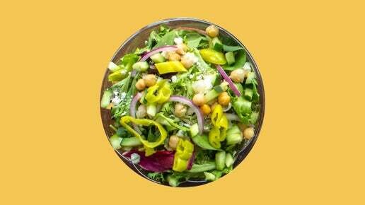 "Full" Simple Greek Salad