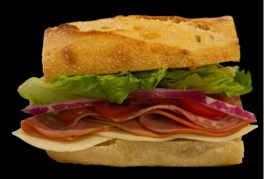 "Whole" Italian Salami Sandwich