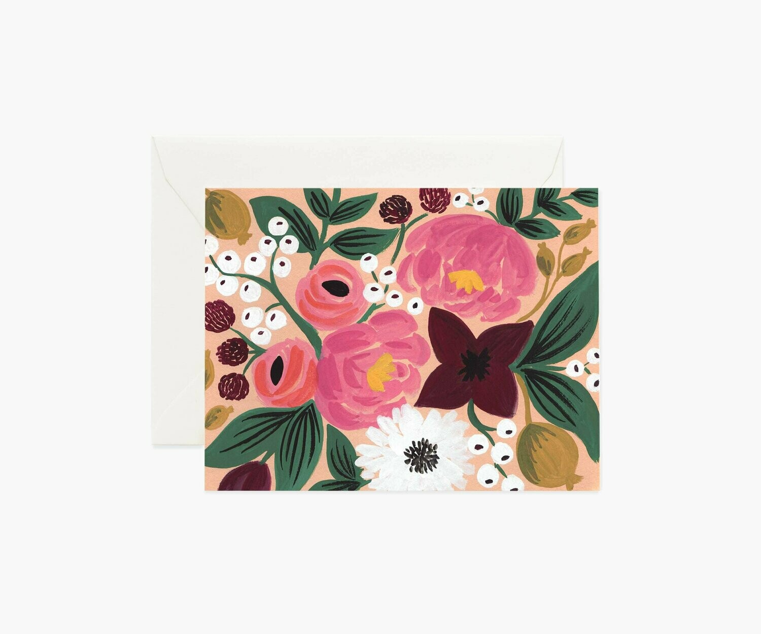 PEACH BLOSSOMS CARD PEACH BLOSSOMS CARD