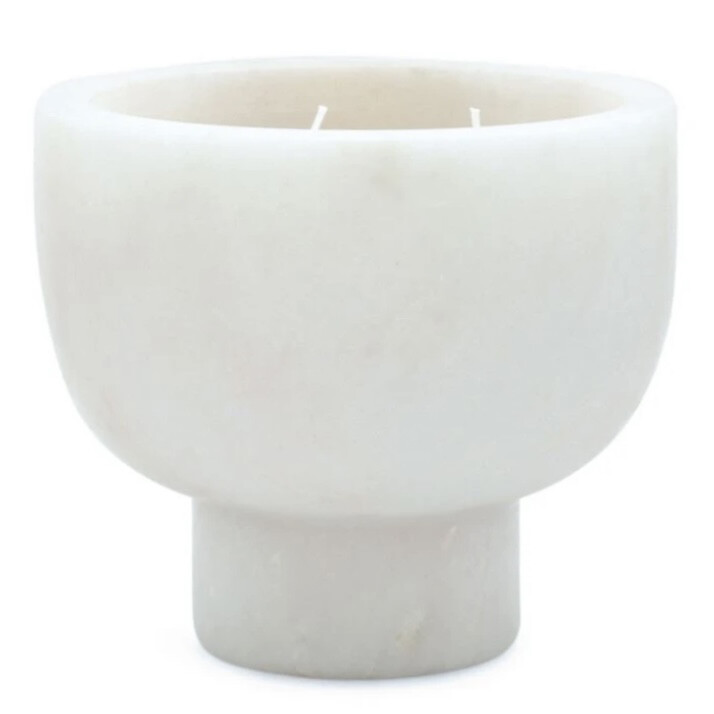 SKY + RAIN CANDLE IN MARBLE VESSEL SKY + RAIN CANDLE IN MARBLE VESSEL