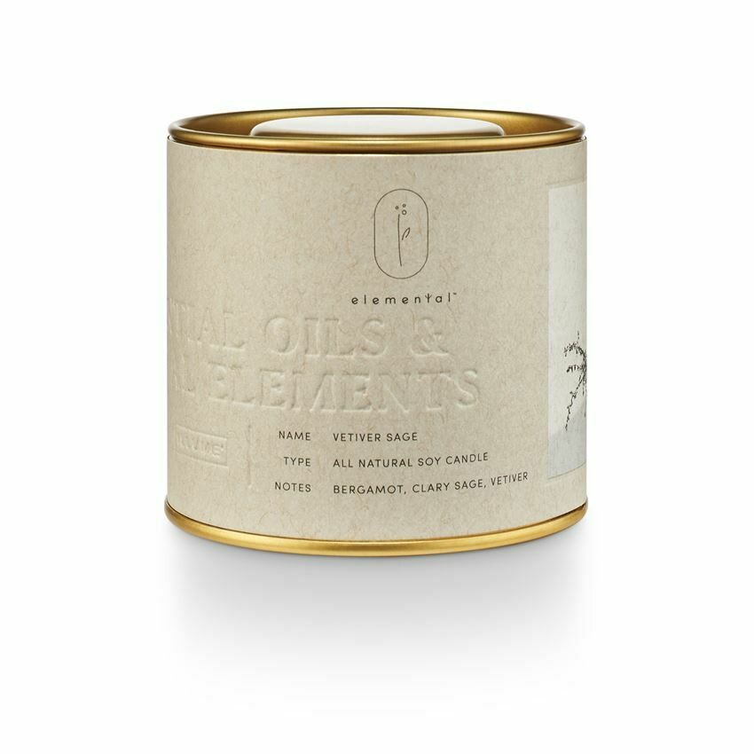 ILLUME TIN CANDLE: VETIVER SAGE ILLUME TIN CANDLE: VETIVER SAGE
