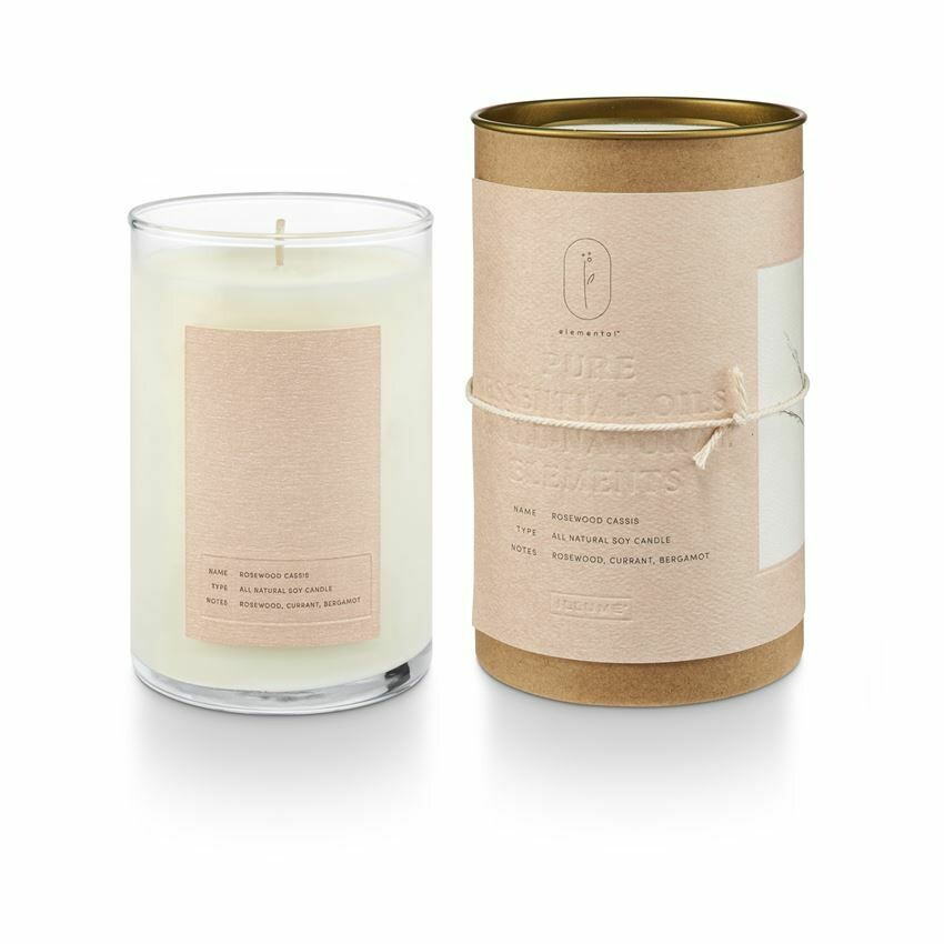 ILLUME GLASS CANDLE: ROSEWOOD CASSIS ILLUME GLASS CANDLE: ROSEWOOD CASSIS