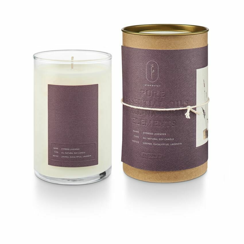 ILLUME GLASS CANDLE: CYPRESS LAVENDER