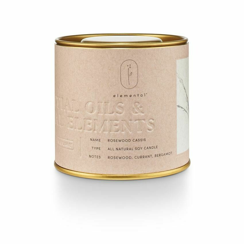 ILLUME TIN CANDLE: ROSEWOOD CASSIS ILLUME TIN CANDLE: ROSEWOOD CASSIS