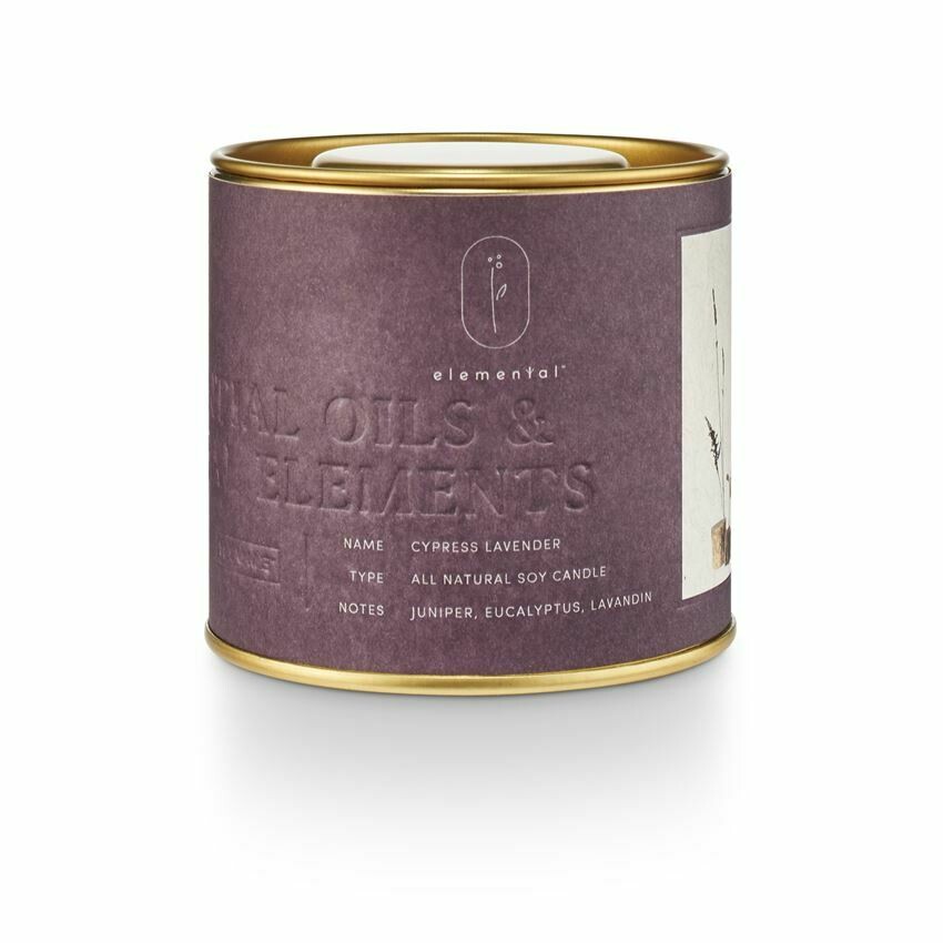 ILLUME TIN CANDLE: CYPRESS LAVENDER ILLUME TIN CANDLE: CYPRESS LAVENDER