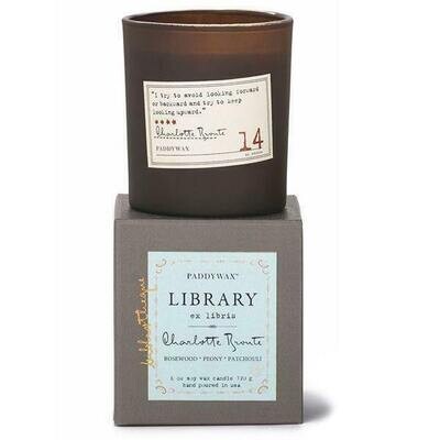 LIBRARY CANDLE: CHARLOTTE BRONTE