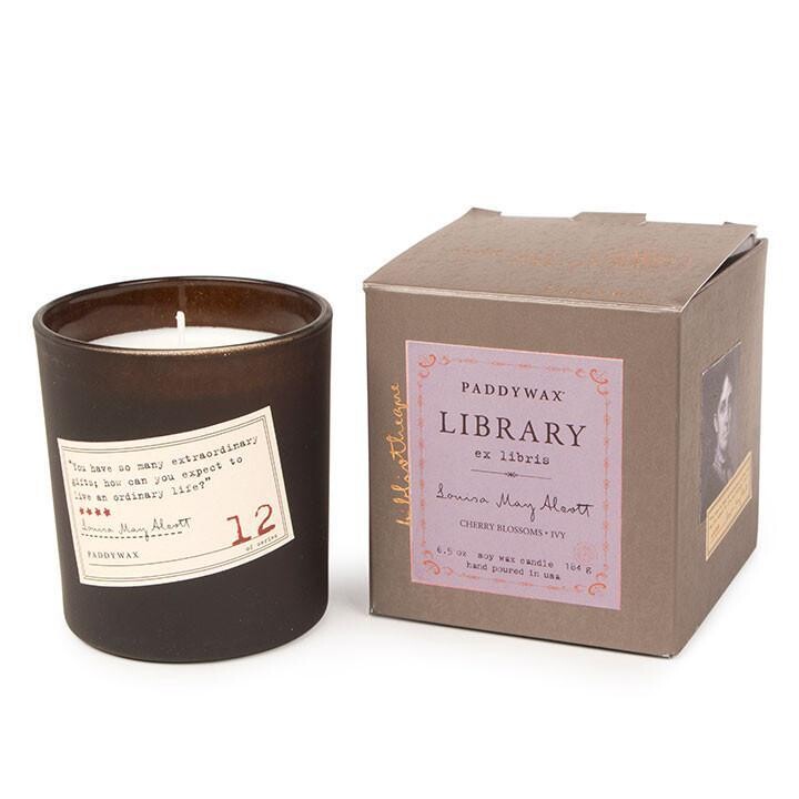 LIBRARY CANDLE: LOUISA MAY ALCOTT