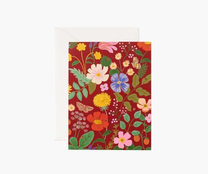 STRAWBERRY FIELDS RED CARD