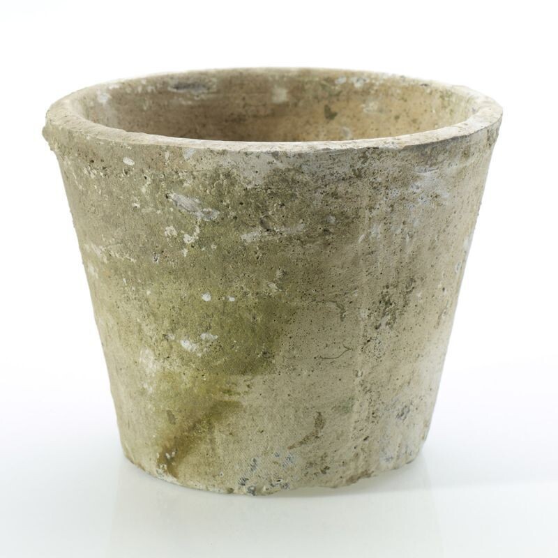 ANTIQUE WHITE POT: MEDIUM