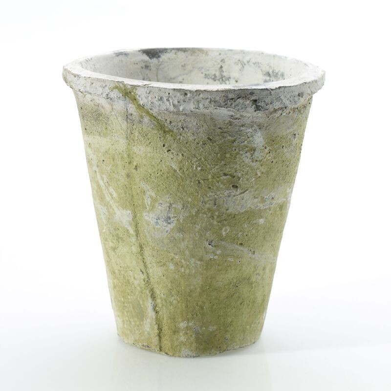 ANTIQUE WHITE POT: SMALL TALL