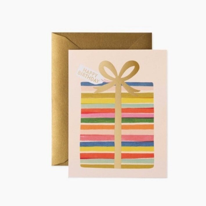 FELIZ BIRTHDAY PRESENT CARD